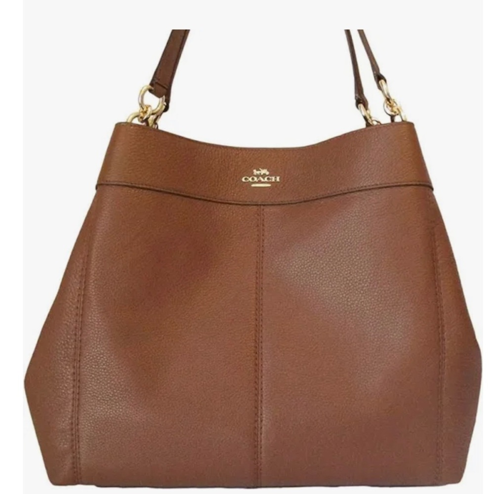 Coach Bags | Coach Large Lexy In Pebble Leather Shoulder Bag.